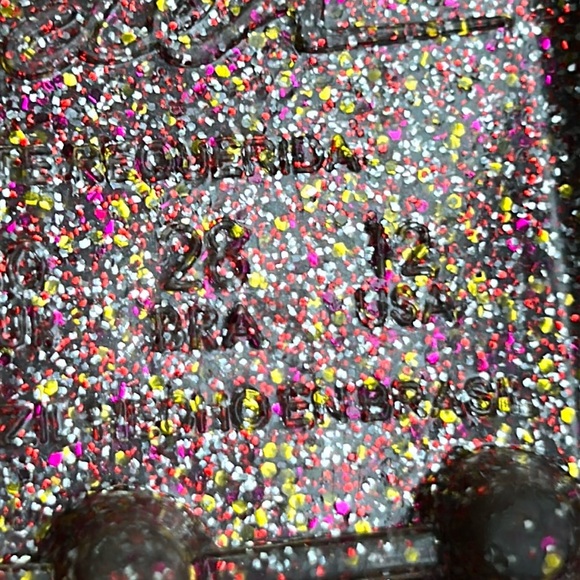 MINI MELISSA & RIDER PAPETE RED-CLEAR GLITTER PINK SANDAL SZ 12 - Picture 10 of 10